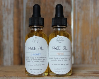 Face Oil with Rosehip Oil, Everyday Facial Oil, Face Serum, Lightweight Face Oil, Gift for Her