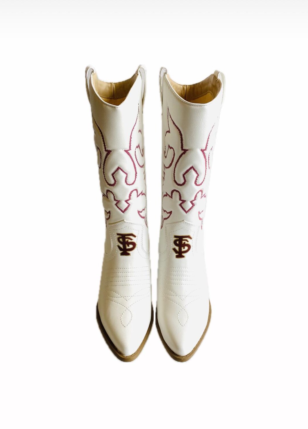 Custom Hand Painted ANY College Cowboy Boots - Etsy