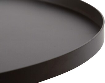 Chic Minimalist End Table for Storage and Display 20 x 20 x 20.5 Kate and Laurel Duvall Modern Round Metal Side Table Black Chic Minimalist End Table for Storage and Display 20 x 20 x 20.5 Kate and Laurel Duvall Modern Round Metal Side Table Black