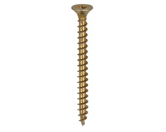 Wood Screw - Yellow Zinc - Countersunk