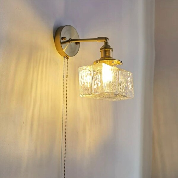 Wall Light Pull Chain Etsy