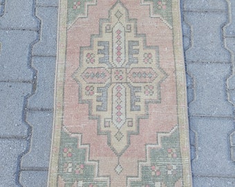 2x3,Oushak, rug, vintage rug,pink rug, kitchen rug,Turkish rug, Handmade rug,entryway rug,area rug, doormat rug,decor rug,2x3