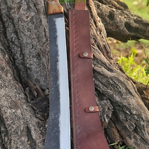 Bowie machete Knife , Custom Knives , Hunting Machete knife, kukri , Fix blade Knife, Handmade Gurkha Knife Camping knife Anniversary gift