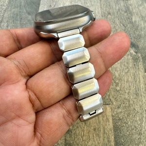 Starlight Apple Watch Candy Slim Bracelet Ultra 1 2 Stainless Metal Straps Womens Charms 38 40 41 42 44 45 46 49mm Series 4 5 6 7 8 9 10 SE