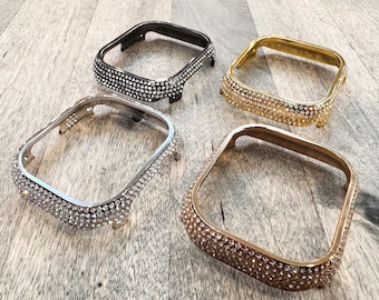 49mm Apple Watch Ultra Case Rhinestone Crystal Metal Bumper Protective Casing  Ultra Series
