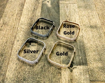 Rhinestone Apple Watch Case: Bling Crystal Protective Cover