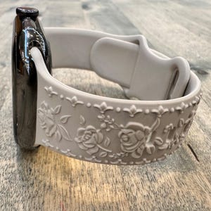 スターライト ローズ エレガンス ソフト シリコン バンド Apple Watch Ultra 2 38/40/41/42/44/45/46/49 mm レディース チャーム リストバンド シリーズ 10 9 8 7 6 5 4 3 2