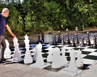 90 cm (35'50) Giant Garden chess set