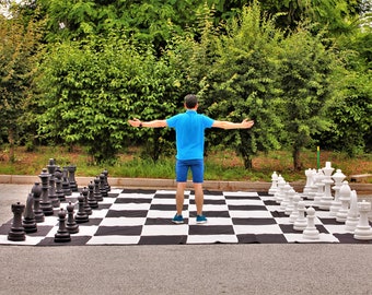 Juego de ajedrez de jardín gigante de 72 cm (28')