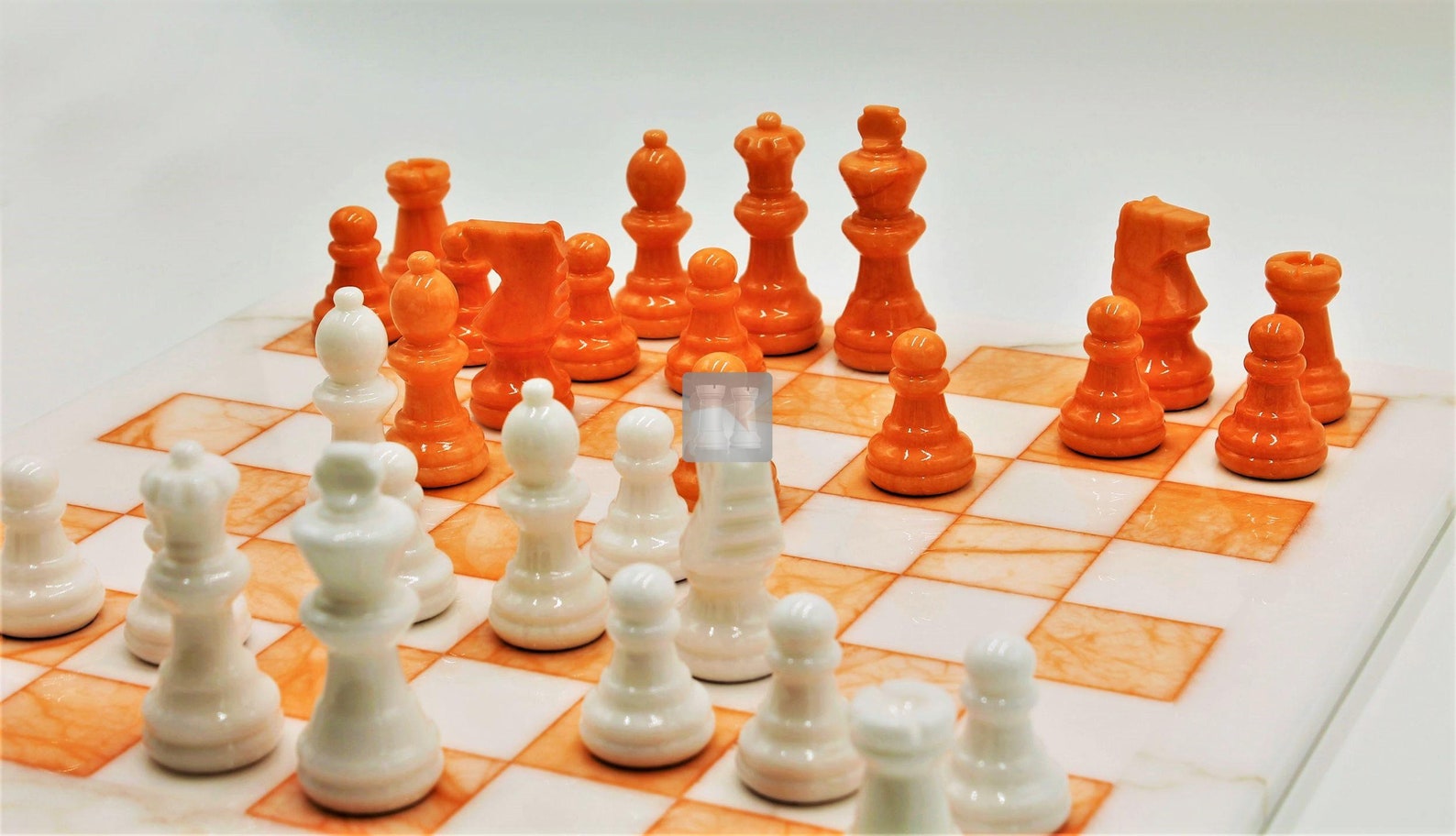 Alabaster Chess Set - Etsy
