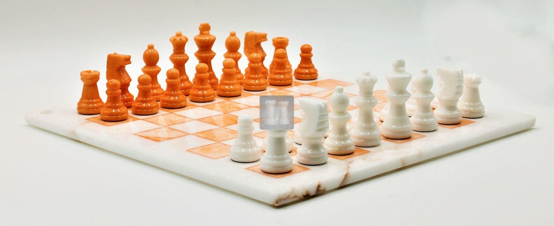 Alabaster Chess Set - Etsy