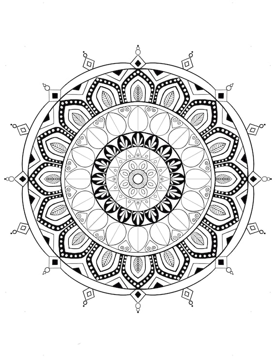 GRATITUDE Mandala Printable Coloring Book for Kids | Made By Teachers