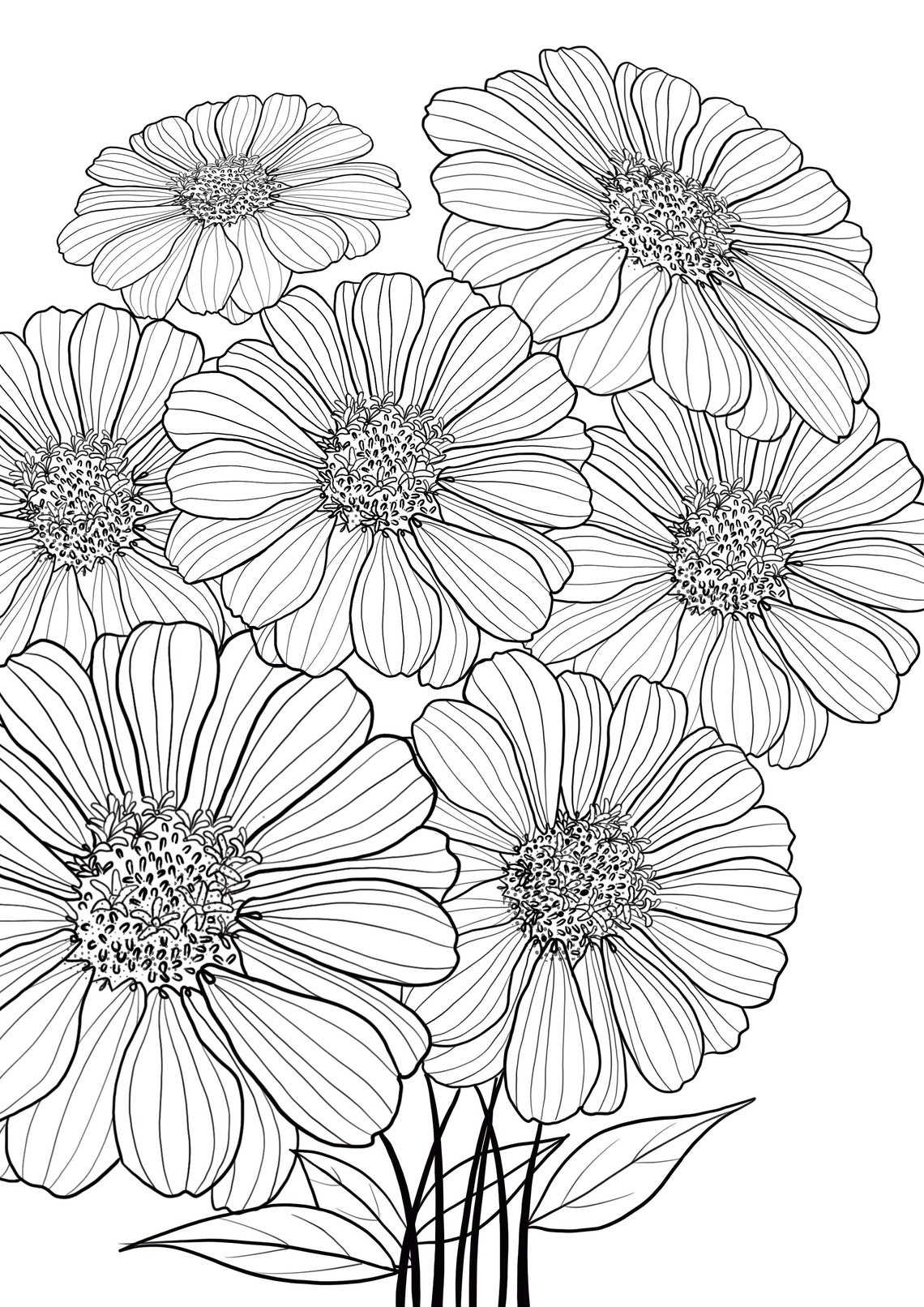 Floral Printable Coloring Sheets Coloring Pages Adult Coloring Pages