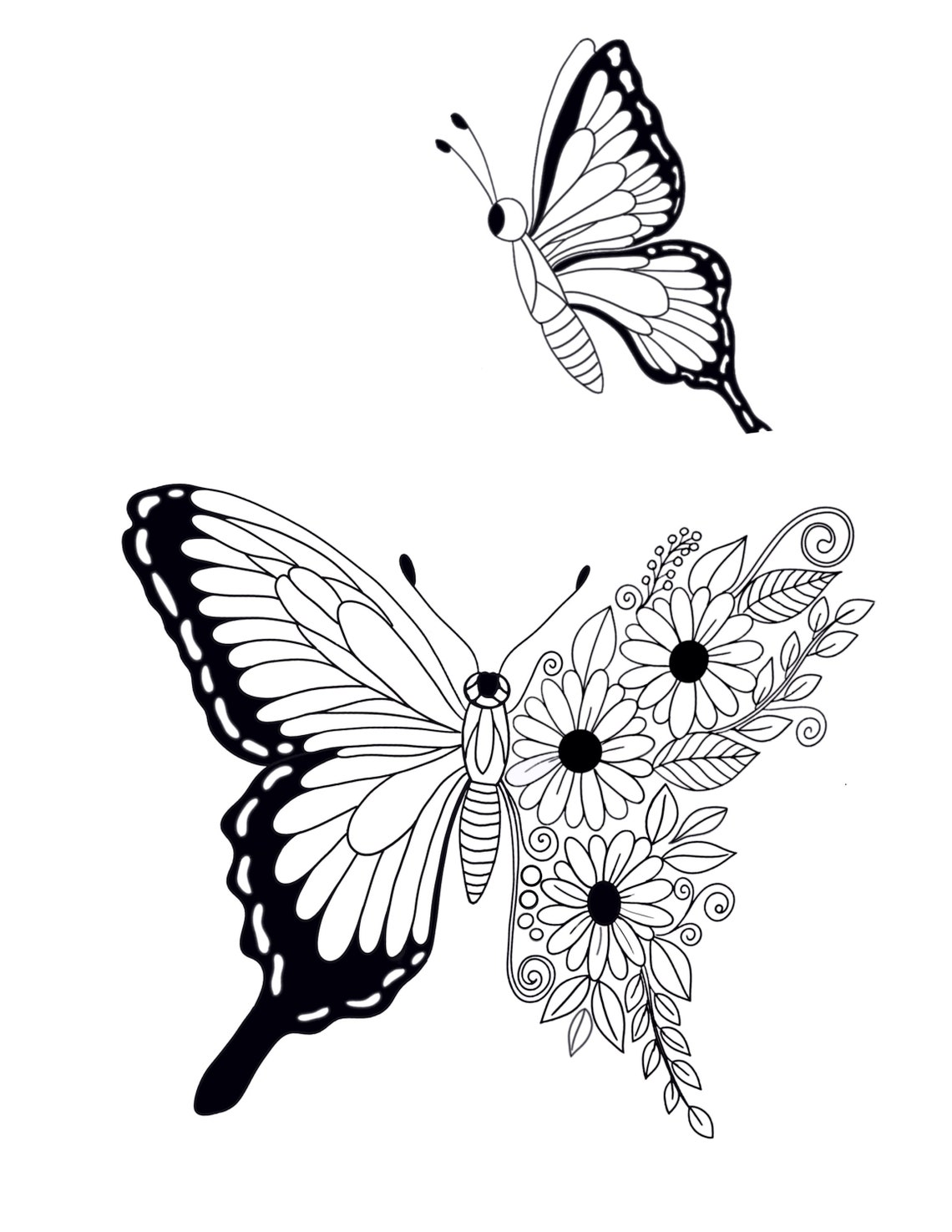 Butterfly Printable Coloring Sheet Coloring Pages Kids Coloring Pages ...