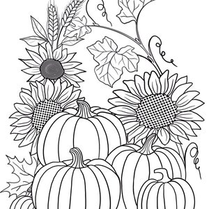 Printable Fall coloring sheets | coloring pages | adult coloring pages | kids coloring pages | coloring autumn leaves