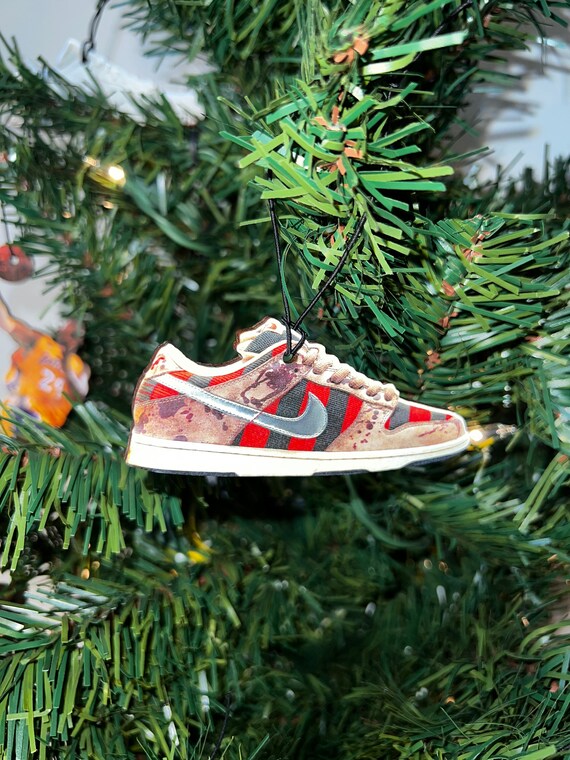 Dunk Sb Low Freddy Krueger Christmas Ornament Etsy