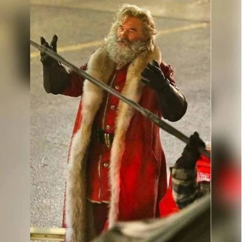 fur santa coat