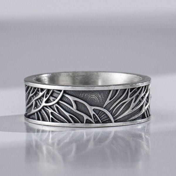 Tree Wedding Ring - Etsy