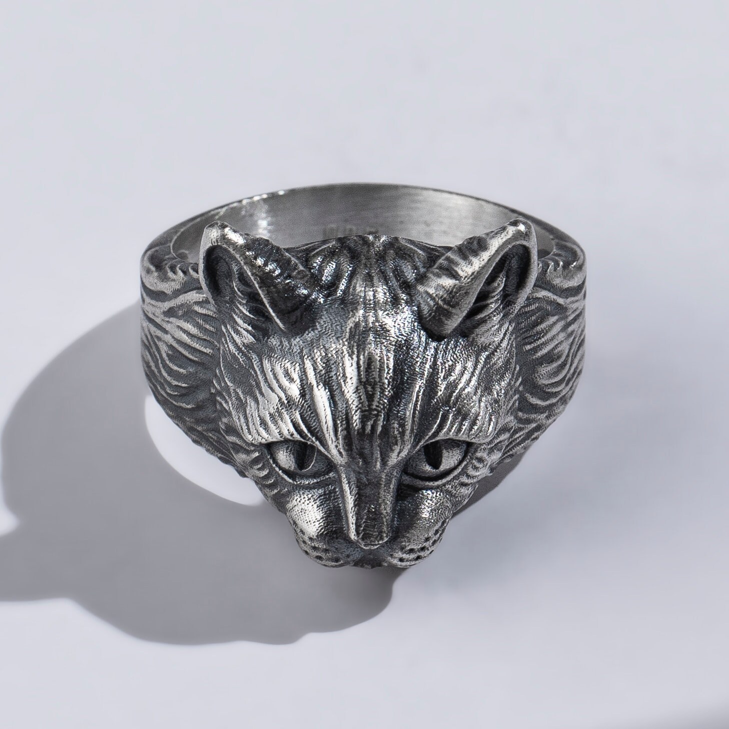 Gothic Jewelry Adjustable Vintage Cat Ring Fashion Animal - Temu