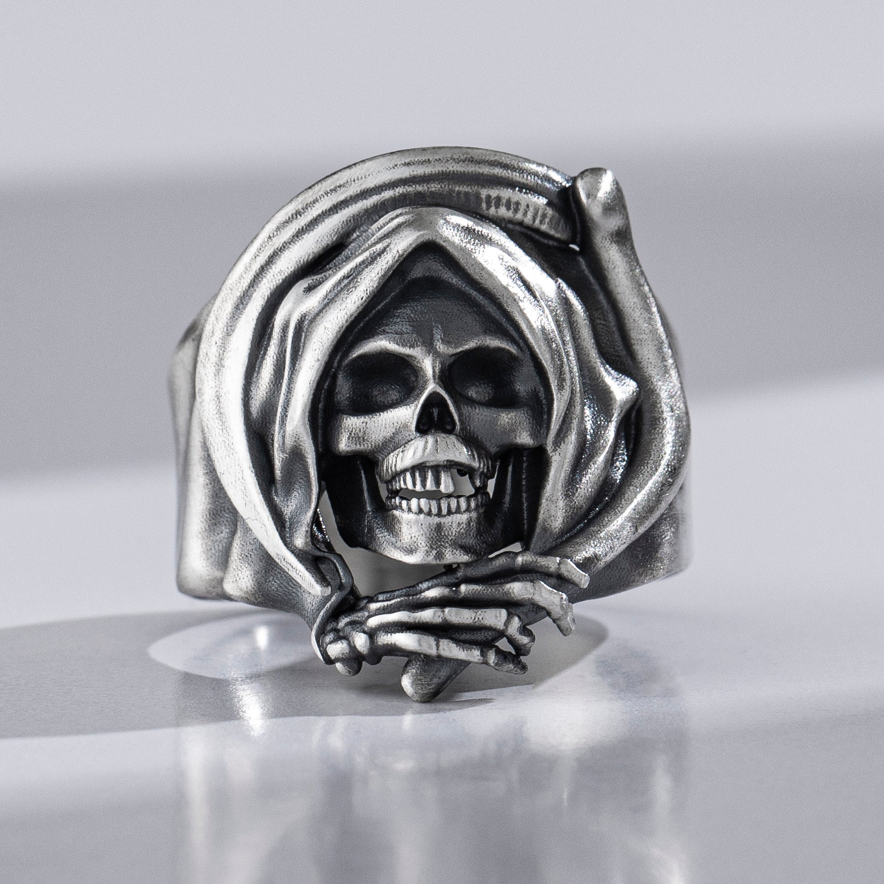 Grim reaper shop ring silver