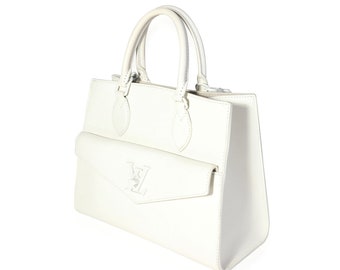 Wit leren monochrome Lockme Tote PM