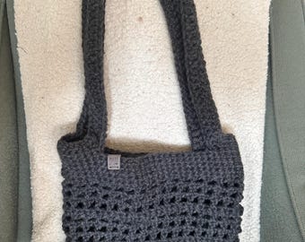 Homemade crochet bag