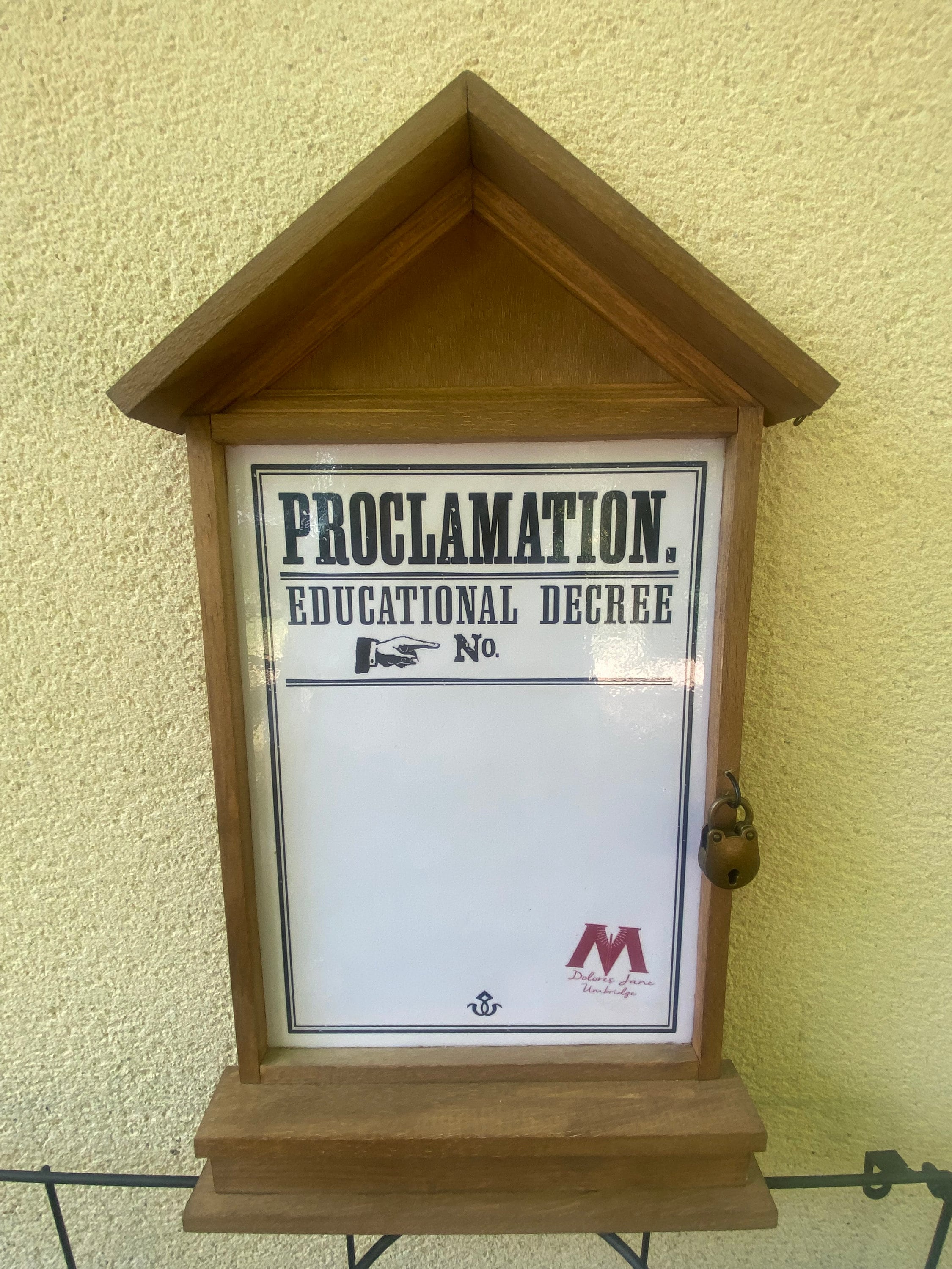 Harry Potter Proclamation Sign - Etsy
