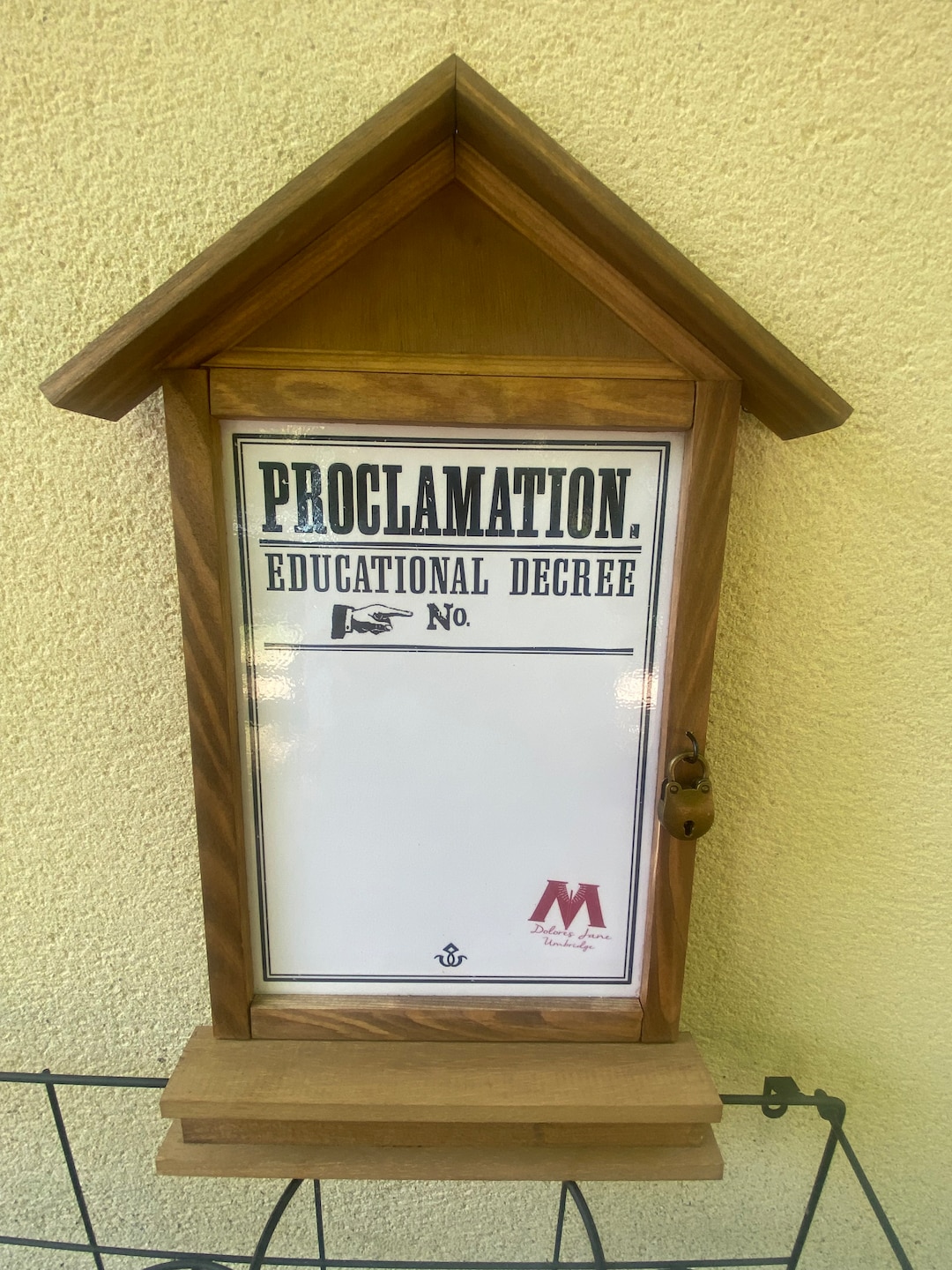 Harry Potter Proclamation Sign - Etsy
