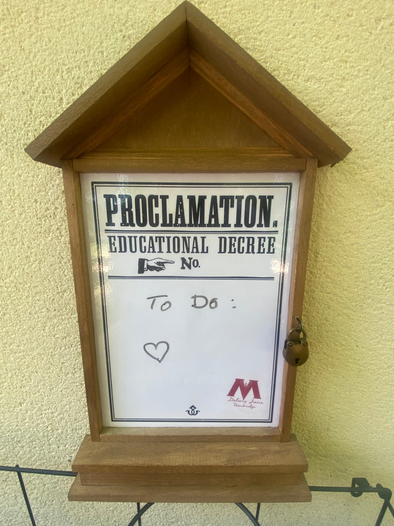 Harry Potter Proclamation Sign - Etsy