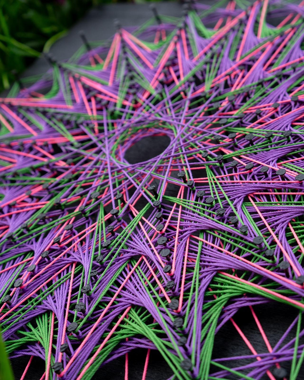 Geometric String Rat Mandala String Art, Sacred Geometry Wall Art, Sacred Geometry String ...