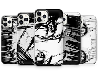 Anime Eyes Phone Case Aesthetic Cover fit for iPhone 16 Pro Max, 15 Plus, 14, 13, 12, 11, XS & Samsung S24, S23, A55, A54, Pixel 9 Pro, 8