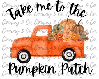 Pumpkin Patch Truck PNG