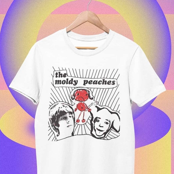 The Moldy Peaches Music Meme Gift Camiseta divertida estilo Unisex Gamer Cult Vintage T Shirt