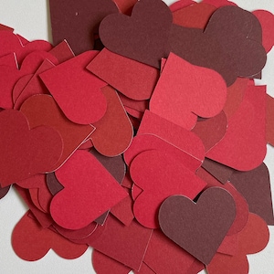 20 Die cut Small Double Heart sizzix 4x4cm card making love valentine wedding