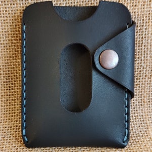 Minimalist leather wallet pattern