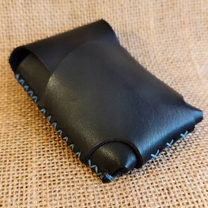 Cartera minimalista de cuero