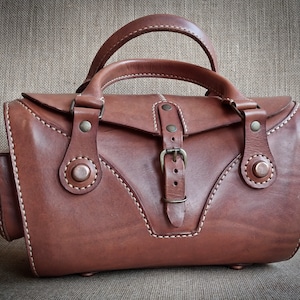 handmade leather bag