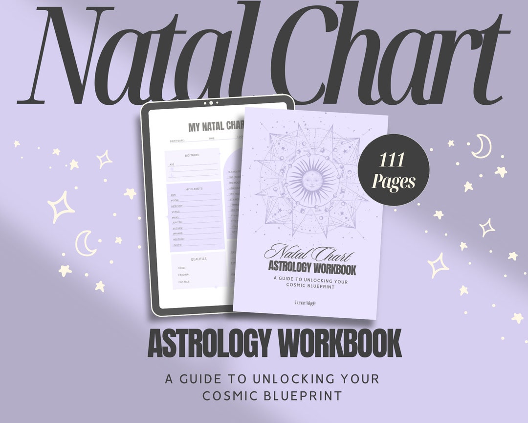 Natal Chart Workbook Astrology PDF Astrology Cheat Sheet Astrology ...