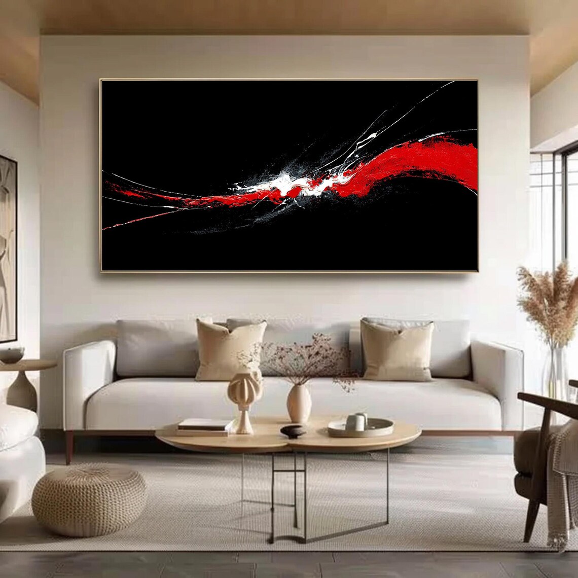 Abstract Couple Painting - Front view