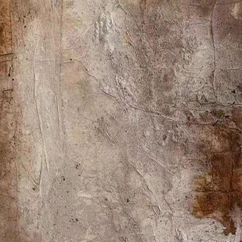 Large Brown Textured Wall Art, Wabi Sabi Oil Painting, Rustic ...
