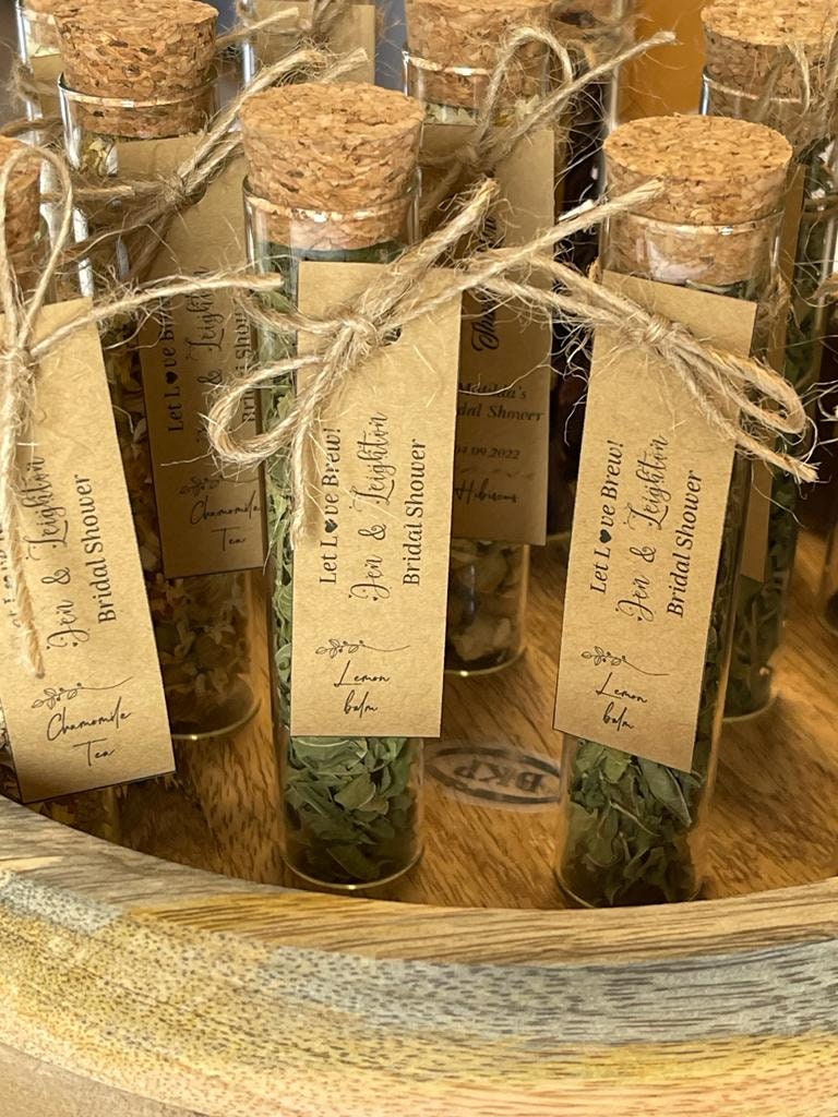Wedding Tea Favors for Guests Bulk Gifts Rustic Wedding - Etsy