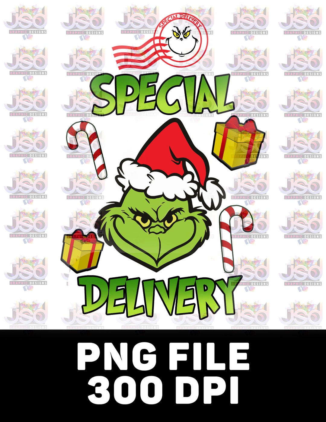 Digital File Grinch Santa Bag - Etsy