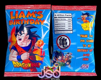 Goku chip bags