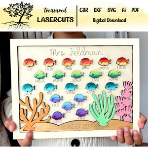 Regalo del maestro SVG, Archivo láser de apreciación del maestro, Regalo del aula del maestro Svg, Archivo SVG de regalo del maestro, Glowforge del maestro, Descarga digital