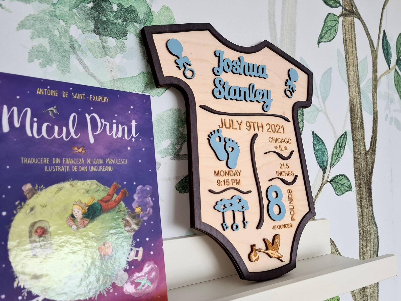 Baby Announcement Stats Bundle Photo Prop / Birthsign Design / Birth ...