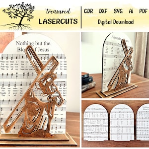 File Svg di Pasqua, Taglio laser di Pasqua, Pasqua religiosa Svg, File di Pasqua, Decorazione di Pasqua Svg, Scaffale di Pasqua Svg, File digitale