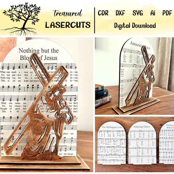 Easter Svg Files, Easter Laser Cut, Religious Easter Svg, Easter Files, Easter Decoration Svg, Easter Shelf Sitter Svg, Digital File