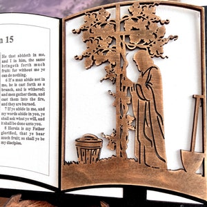 I Am the Vine Bible Add On, Bible Display Svg, Bible Decoration ...