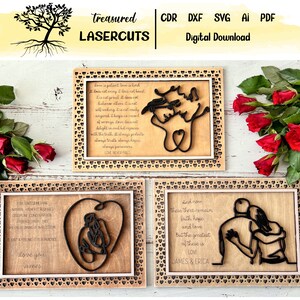 Valentinstag, Valentinstag Geschenk, Valentinstag Geschenk, Geschenk für ihn, Geschenk für sie, Valentinstag, Laser-Cut-Datei, digitaler Download