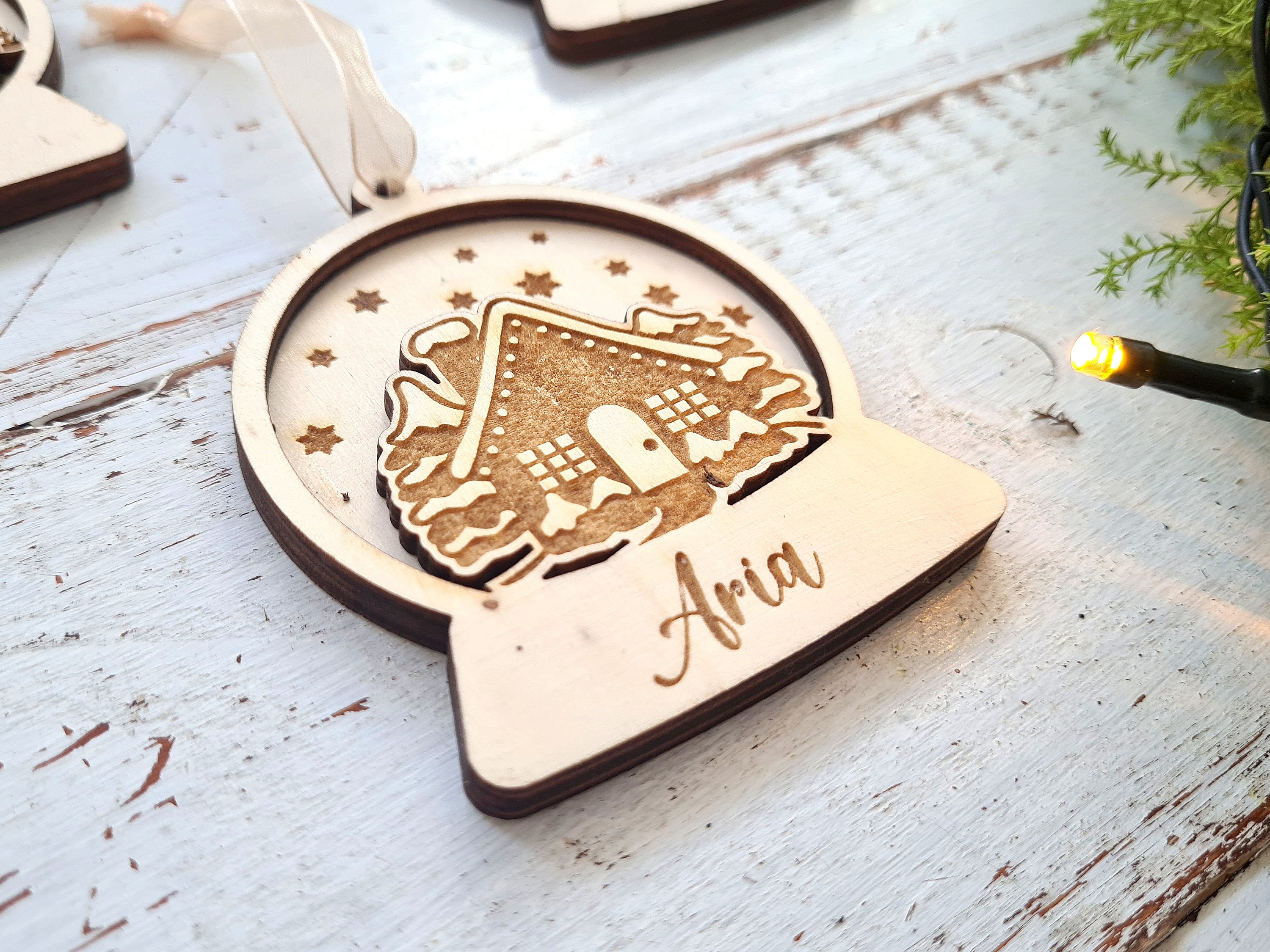 Archivos de adornos en capas de árbol de Navidad Bundle Etsy España